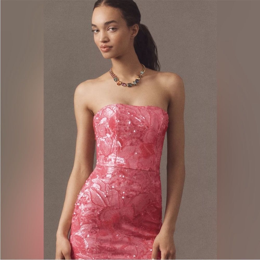 Helsi strapless Leslie sequin dress - Picture 2 of 5